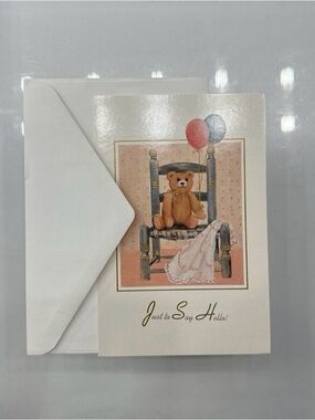 Bear Hello Card (Ready to Ship)